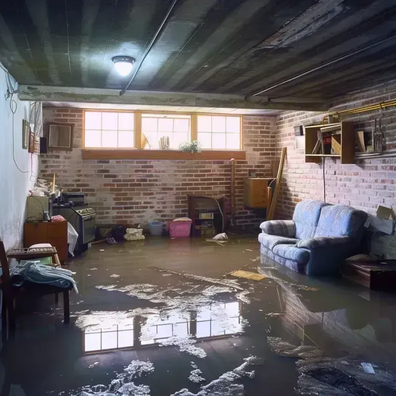 Flooded Basement Cleanup in Shavertown, PA